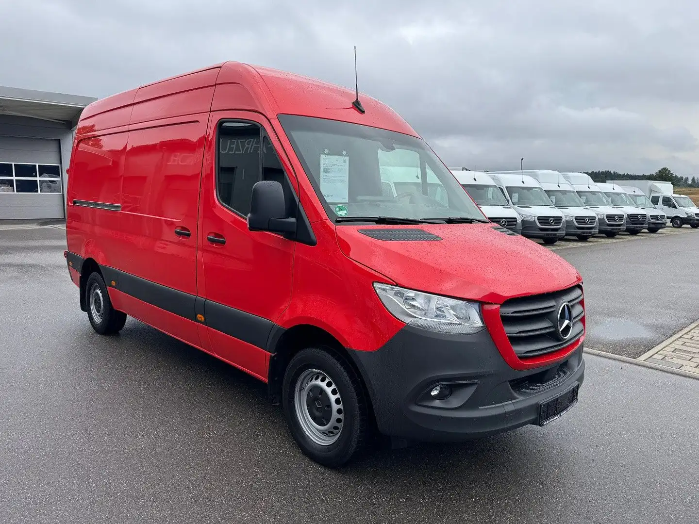 Mercedes-Benz Sprinter 316 CDI Lang Hoch Klima MBUX LBW Rot - 2