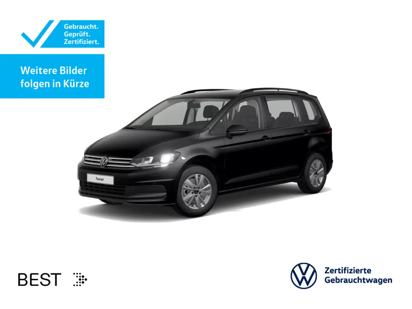 Volkswagen Touran 1.5 TSI COMFORTLINE*NAVI*PDC*LM*SHZ*CLIMA Schwarz - 1