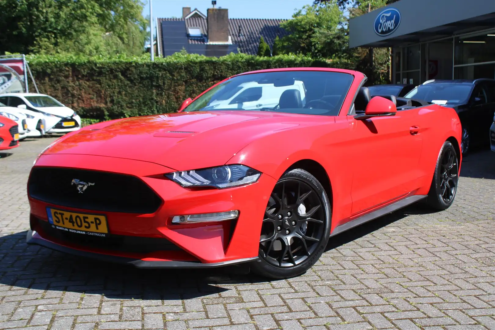 Ford Mustang Convertible 2.3 EcoBoost M6 290pk/213kw Rosso - 1