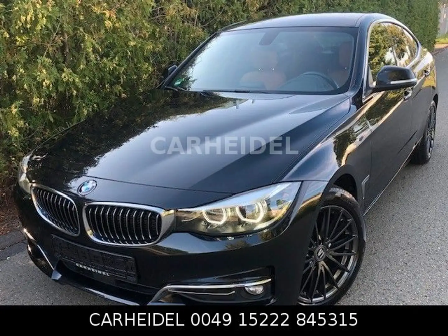BMW 320 320d GT Luxury Line LEDER LED SHZ AHK Schwarz - 1