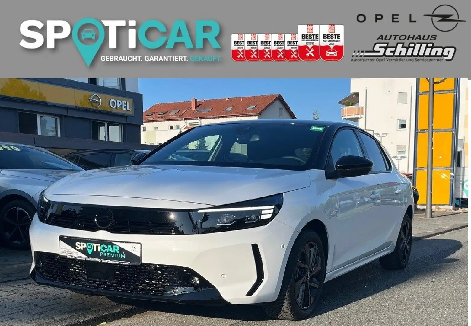 Opel Corsa F 5tg 1.2 Turbo GS NAVI LED Matrixscheinwerfer Weiß - 1
