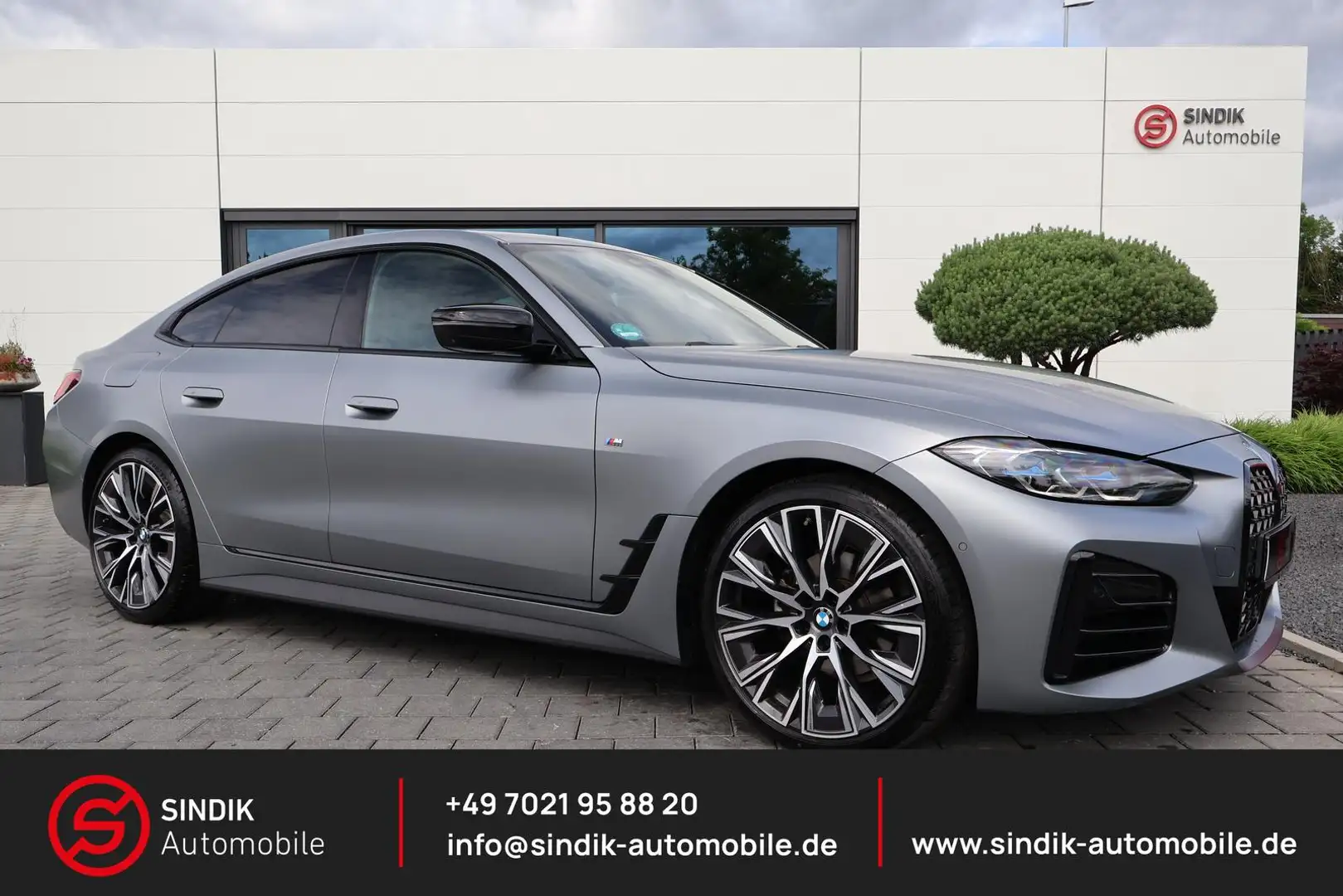 BMW 420 420d xDrive GC M Sport-Pano-Standhzg.-ACC-Matt Gris - 1