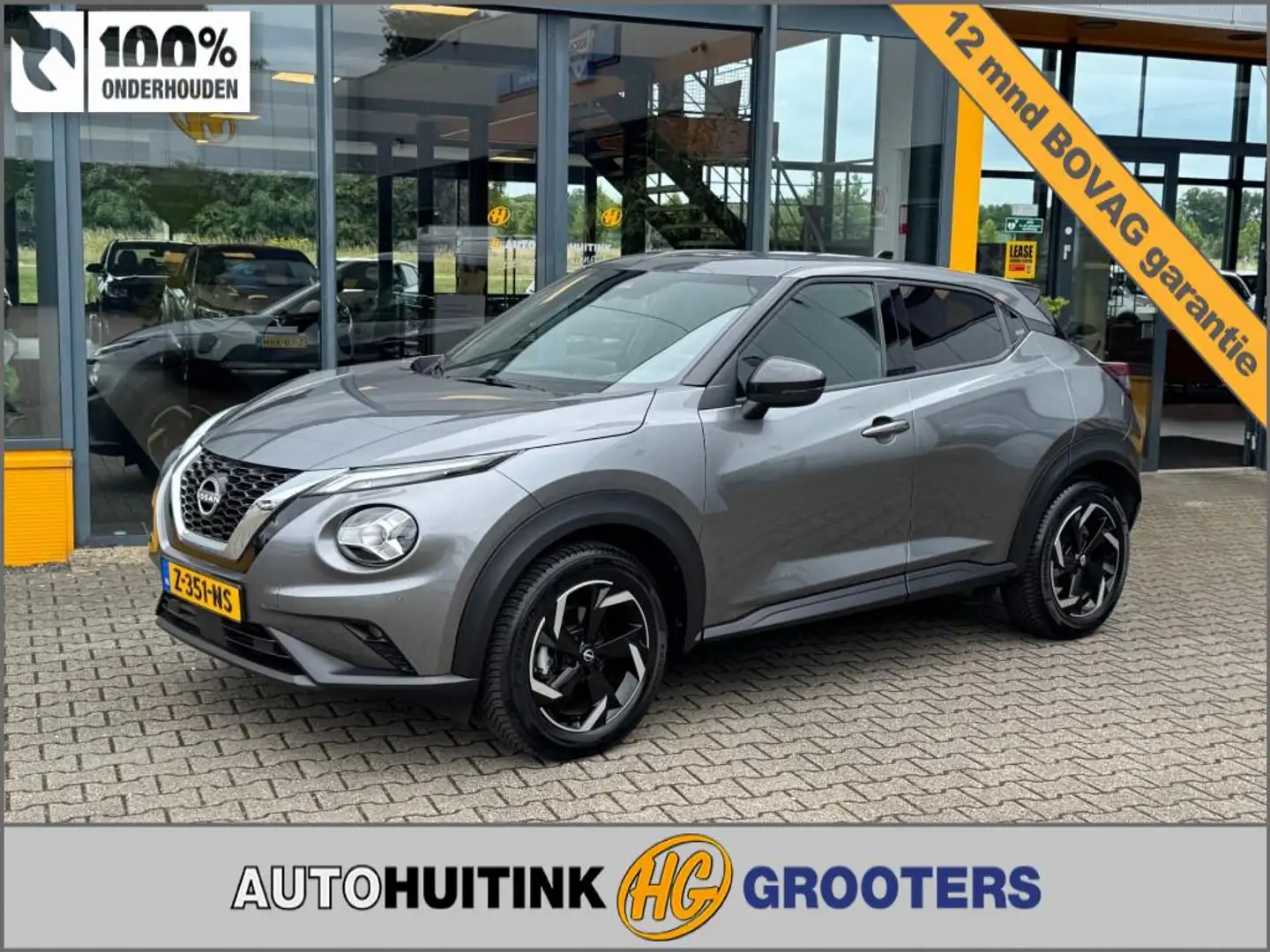 Nissan Juke 1.0 DIG-T  N-Connecta - Navi - camera - stoelverwa Grijs - 1