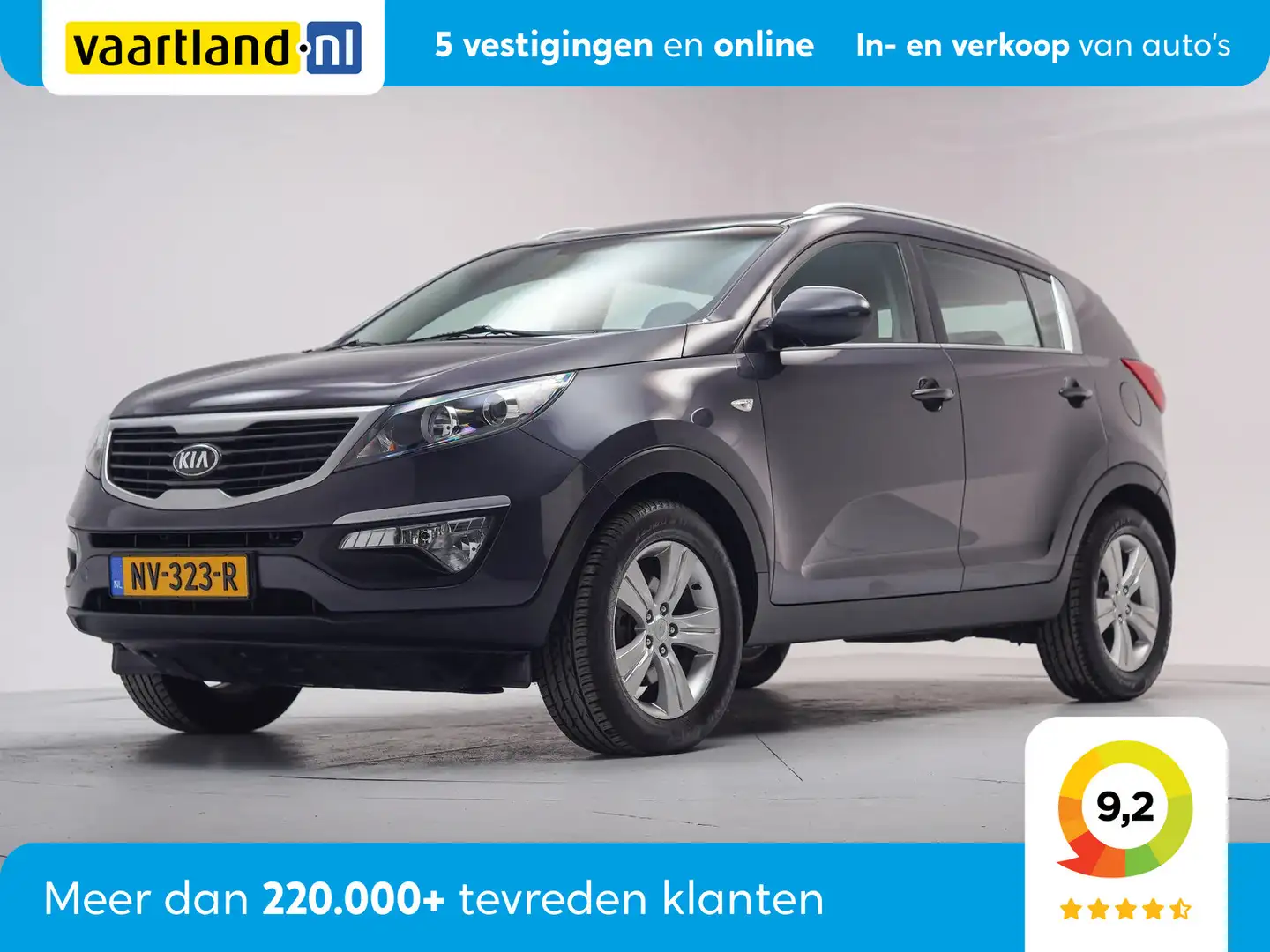 Kia Sportage 1.6 GDI Vibe [ Trekhaak Airco Lichtmetalen velg] Grijs - 1