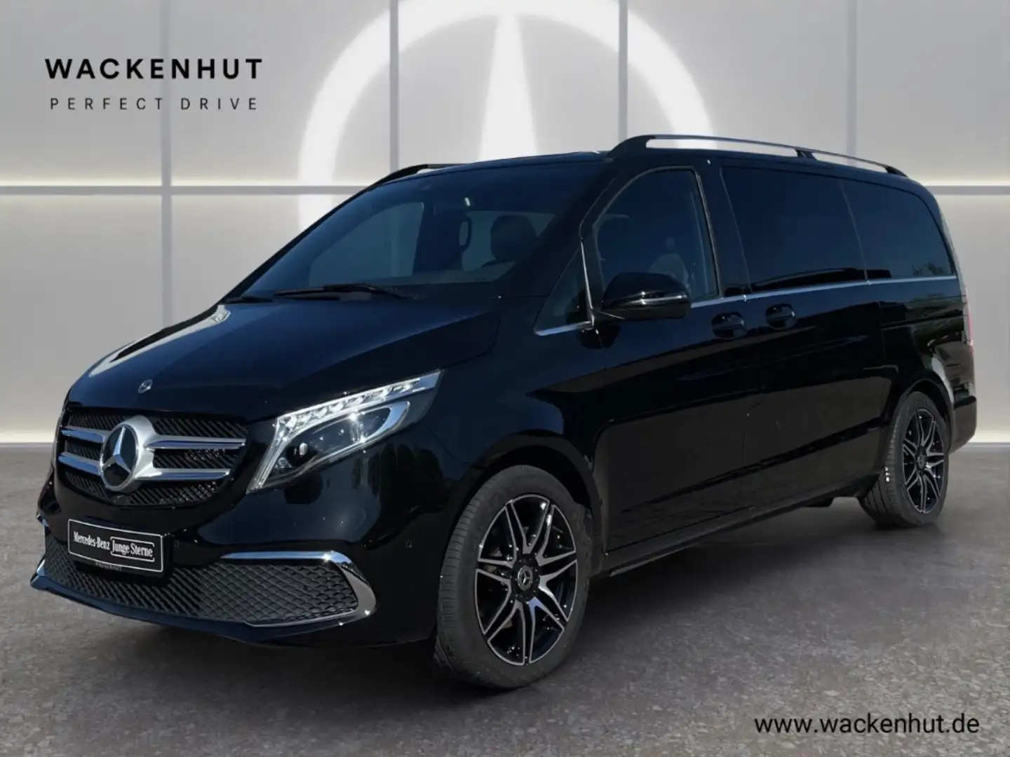 Mercedes-Benz V 300 d 4M AVANTGARDE L AIRM. LED AHK DISTR 360° Schwarz - 1