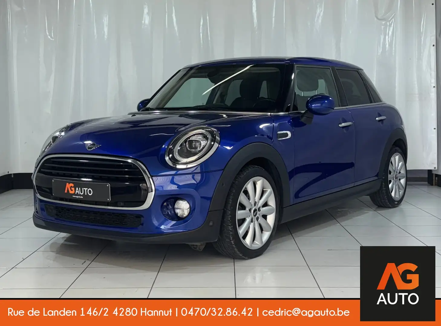 MINI Cooper 1.5 * LED * Carplay * Keyless * Sièges chauff. Bleu - 1