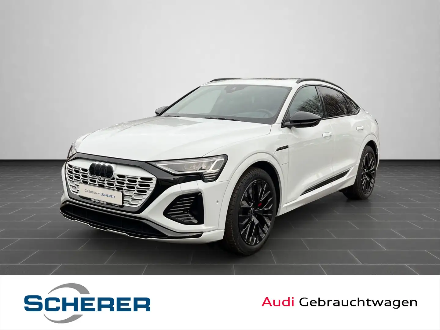 Audi Q8 Sportback 55 e-tron quattro S line NAVI B&O A Weiß - 1