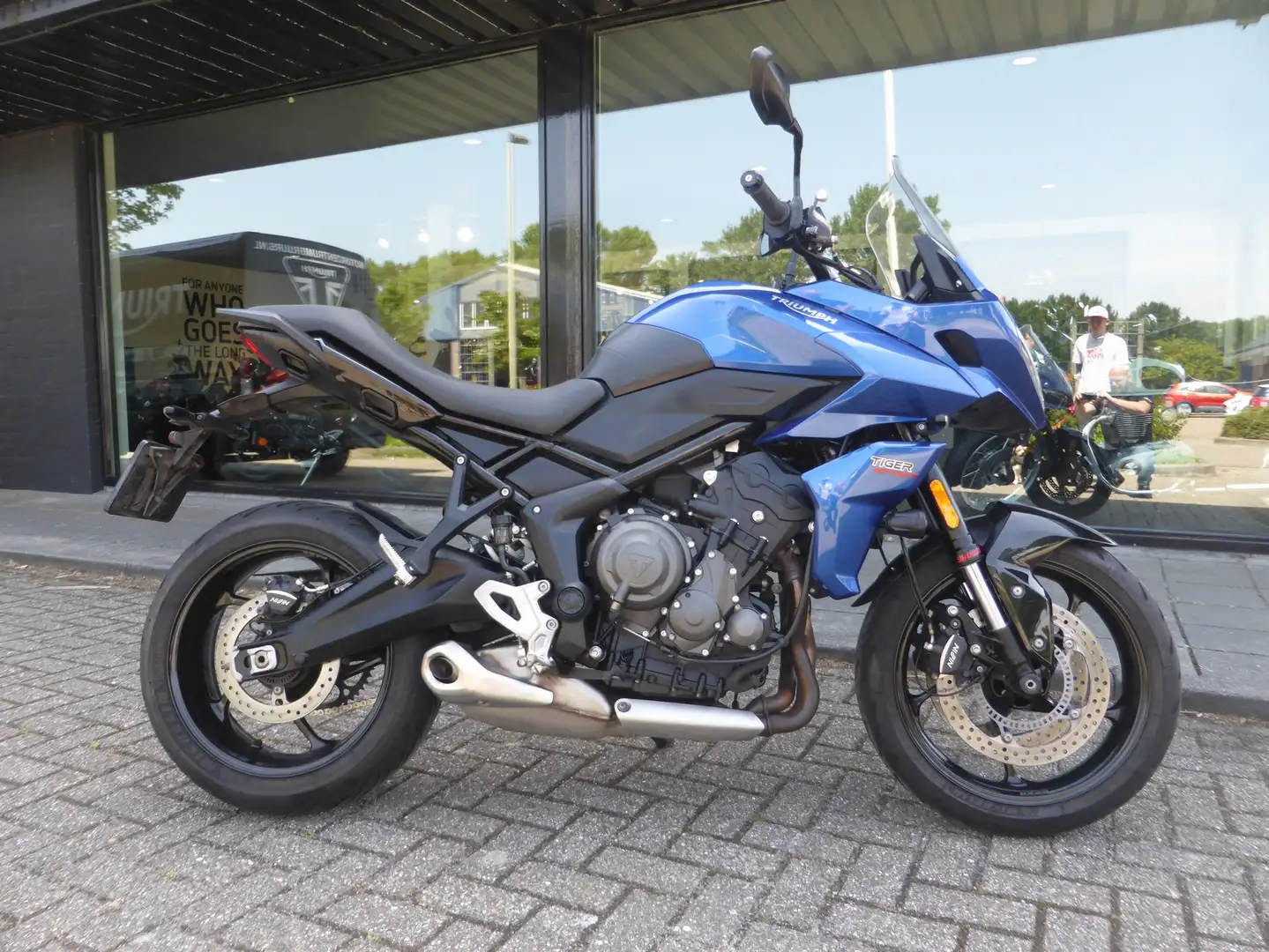Triumph Tiger Sport 660 ABS/TC Lucerne blue / Saphire black Van eerste Blauw - 1