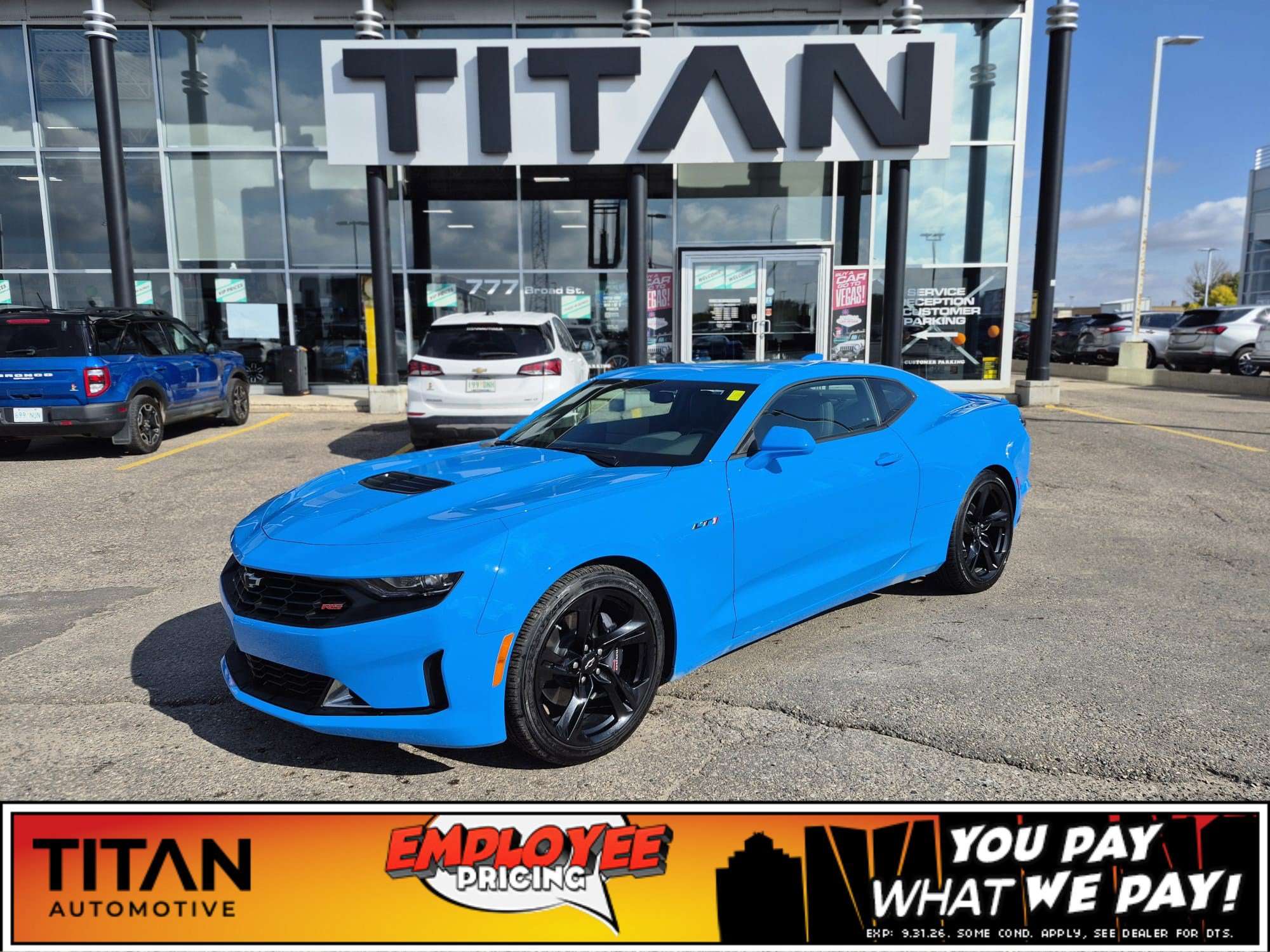 2023 Chevrolet Camaro LT1*455HP!! | 6.2L V8 | Recaro Seats | Sunroof | Performance Exhaust | Rapid Blue |
