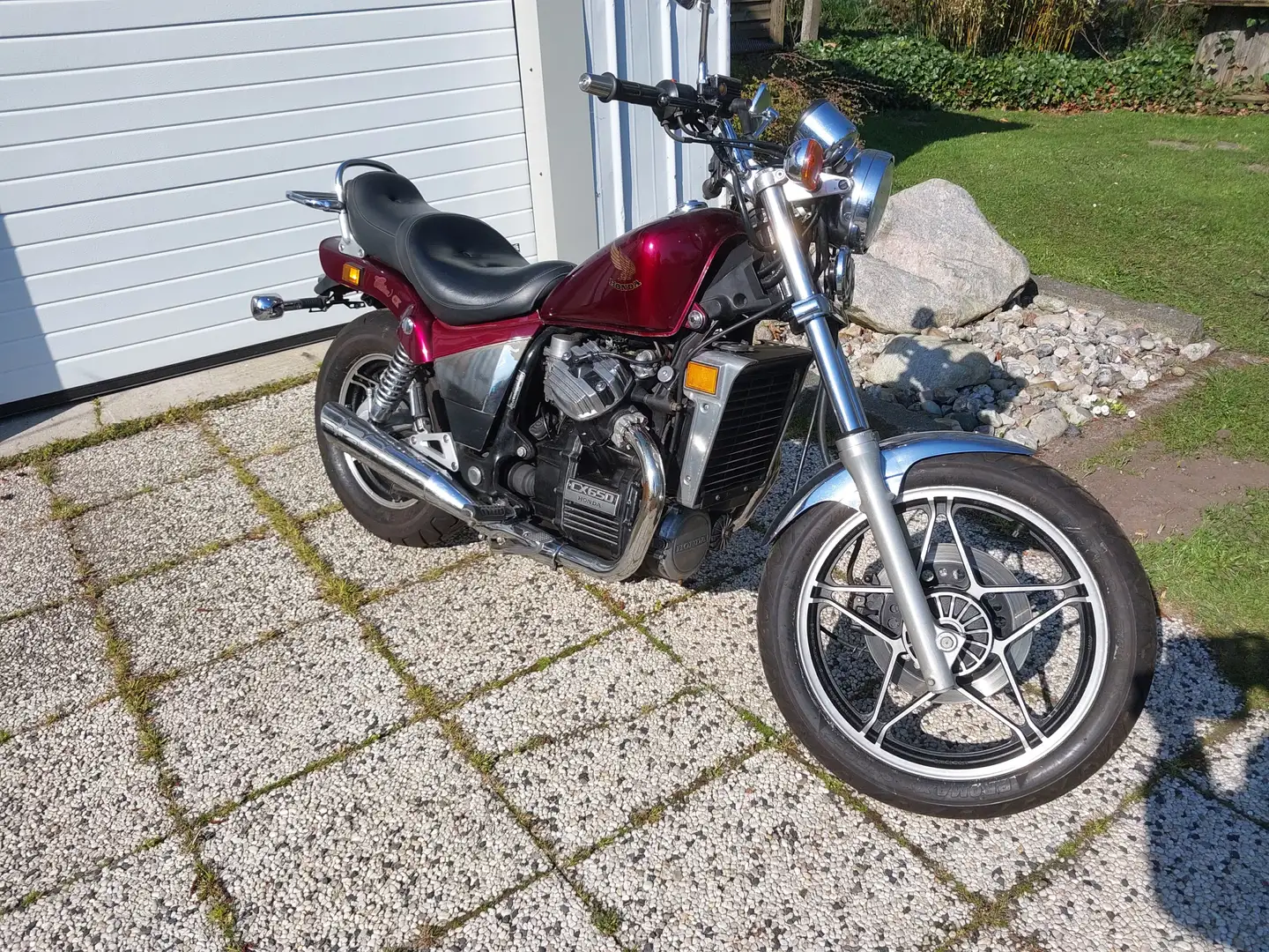 Honda CX 650 Piros - 1