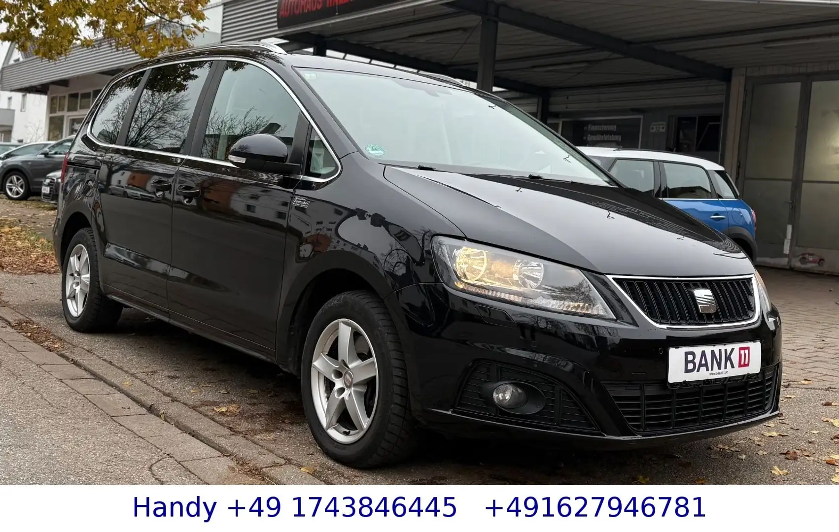 SEAT Alhambra 2,0 TDI DSG Style/7Sitze/NAVI/R-KAM/AHK Schwarz - 1