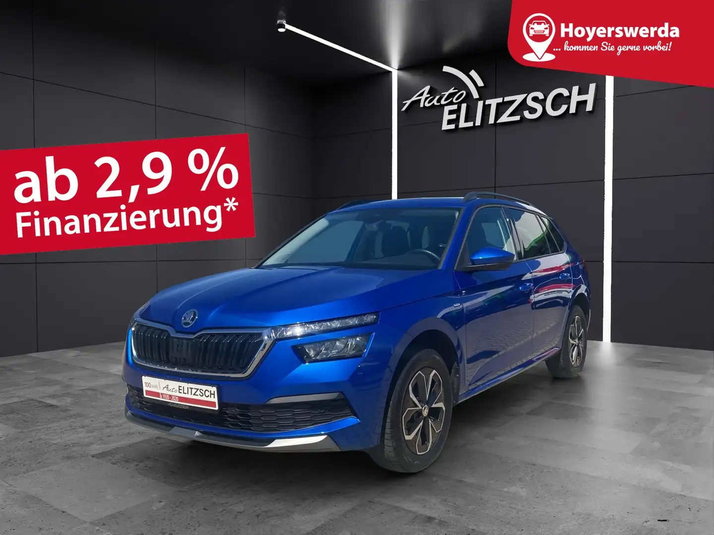 Skoda Kamiq TSI Drive-125 DSG LED Climatronic GRA PDC SH LM... Blau - 1