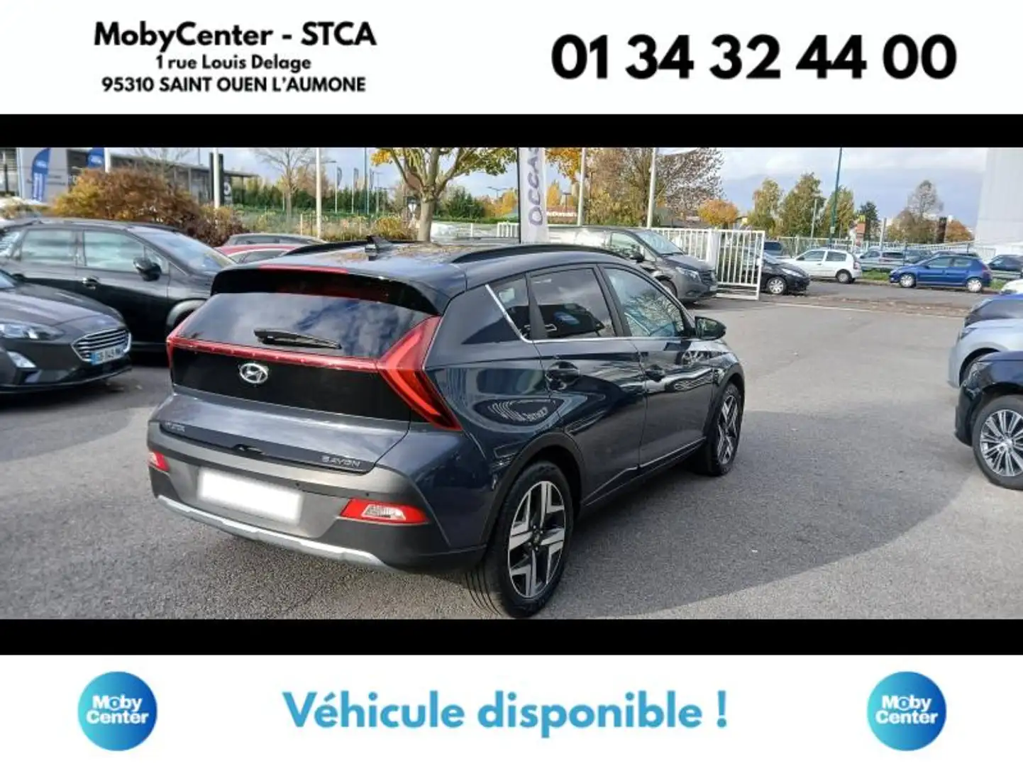 Hyundai BAYON 1.0 T-GDi 100ch Creative DCT-7 Gris - 2