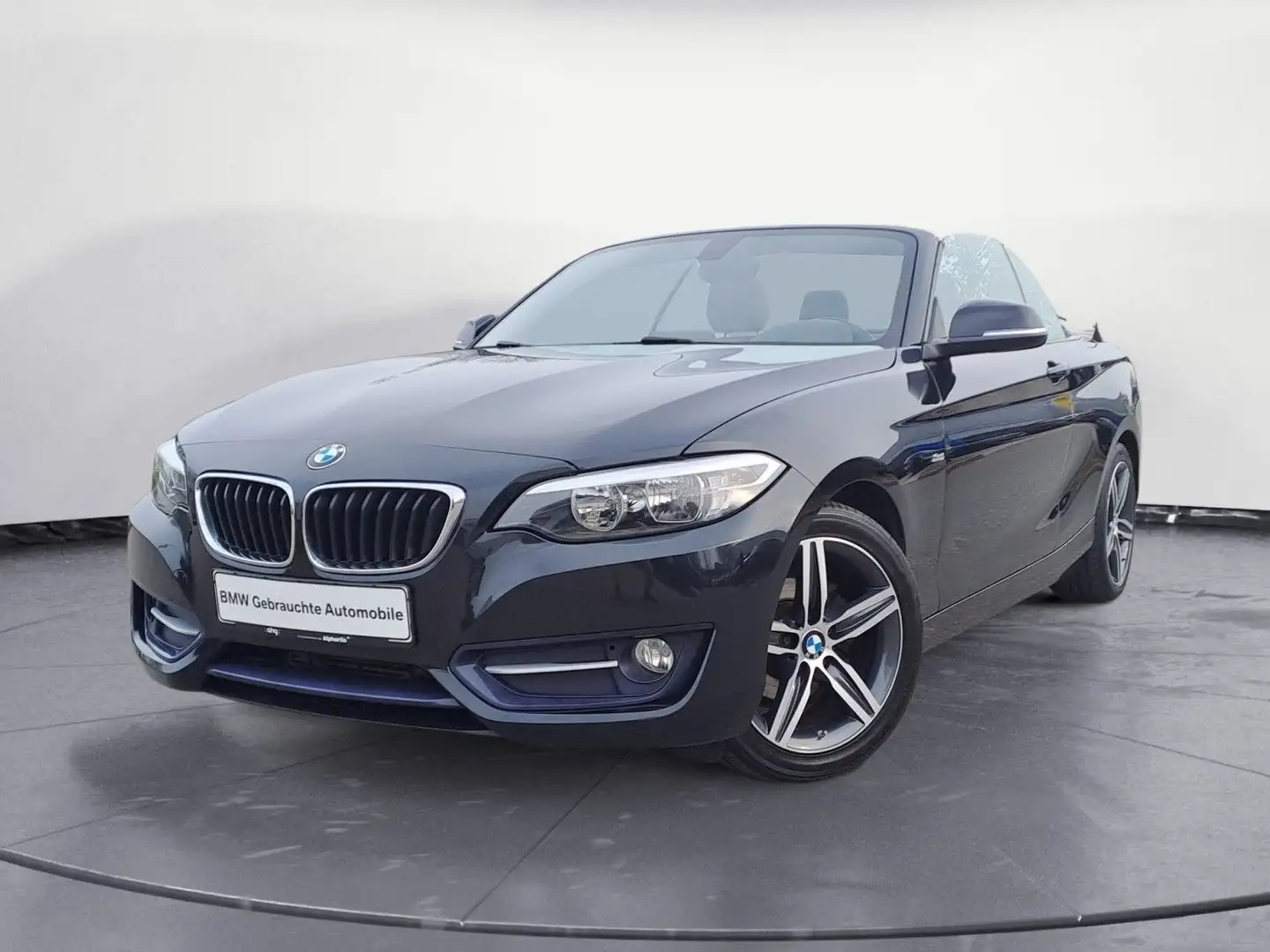 BMW 218 i Cabrio Sport Line Sportsitze LM PDC Sitzh. Noir - 2