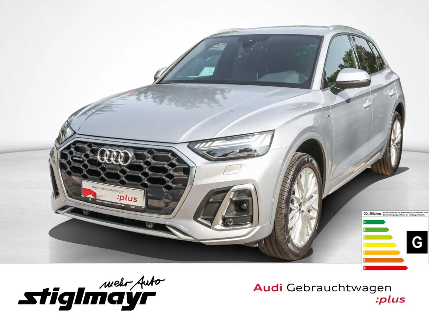 Audi Q5 S-line 45TFSI quattro ACC+AHK+MATRIX+NAVI+20´ Silber - 1