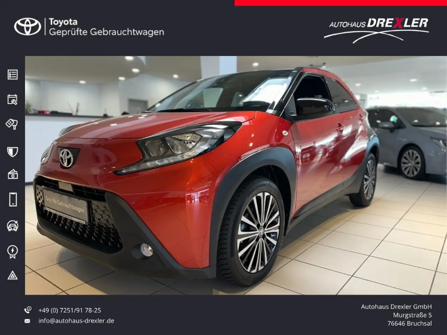 Toyota Aygo X Pulse (Kamera, Apple Carplay) Rot - 1