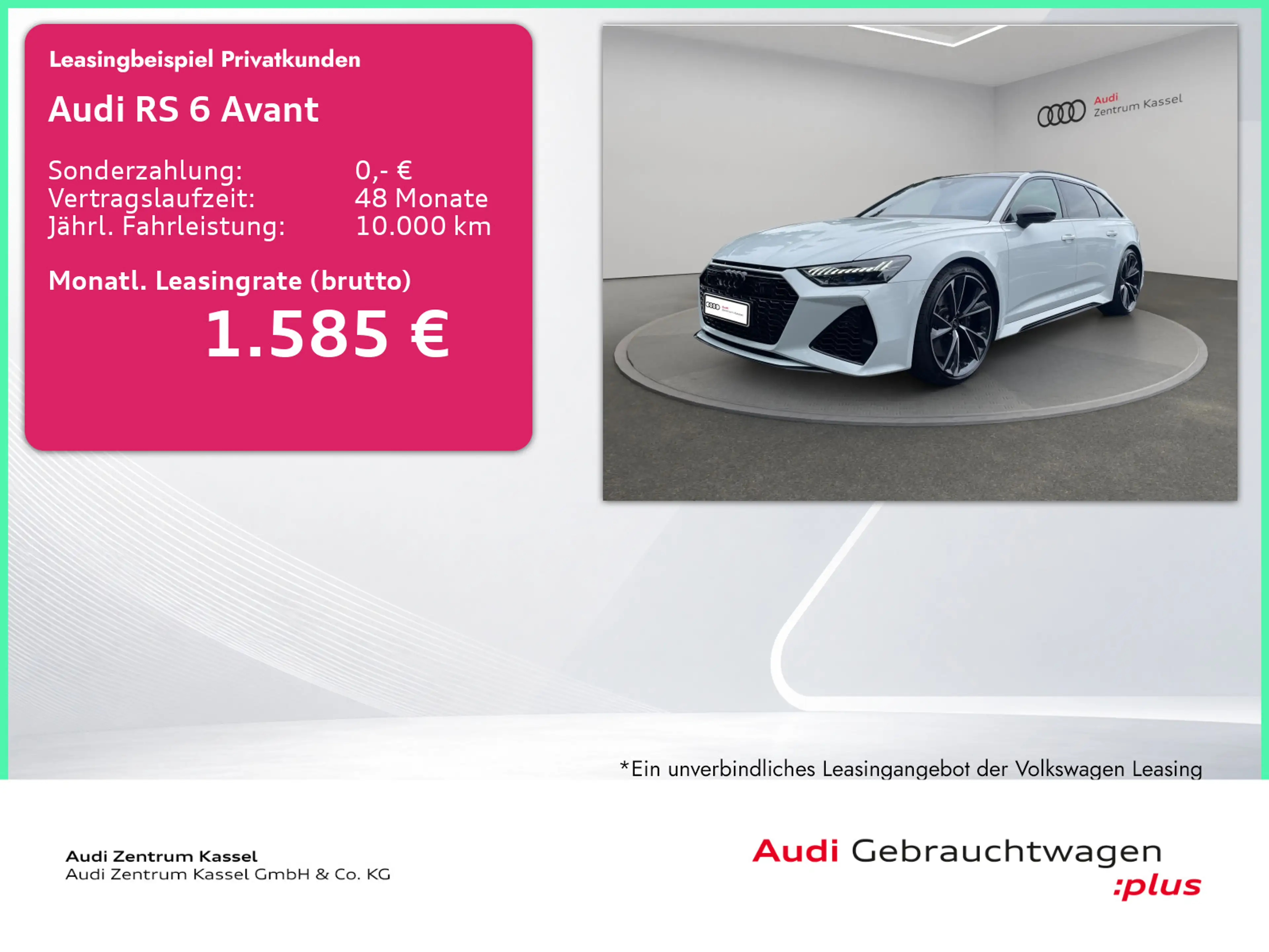 Audi RS6 4.0 TFSI qu. Laser B&O Pano 360°