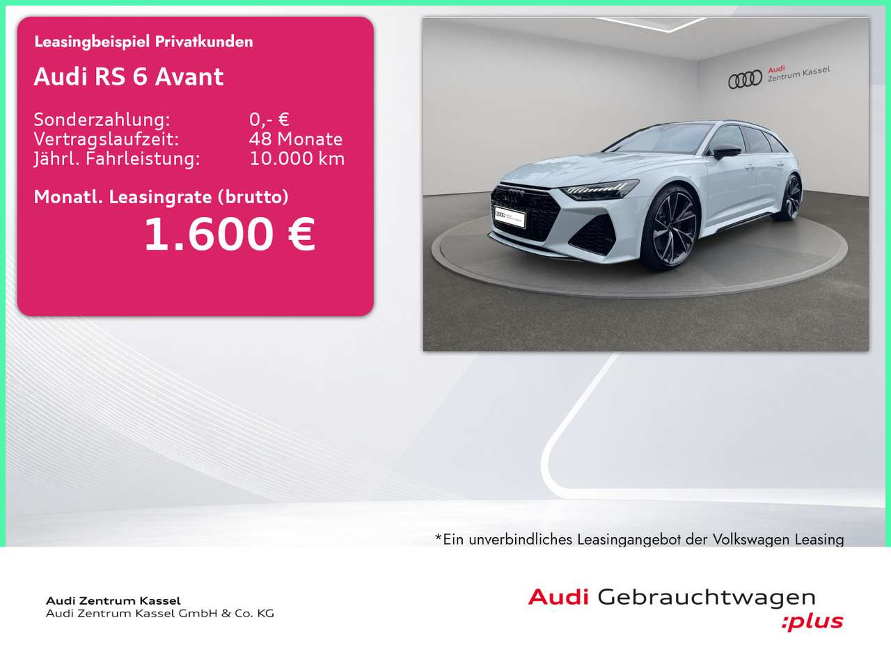 Audi RS6 — Audi RS6 4.0 TFSI qu. Laser B&O Pano 360°