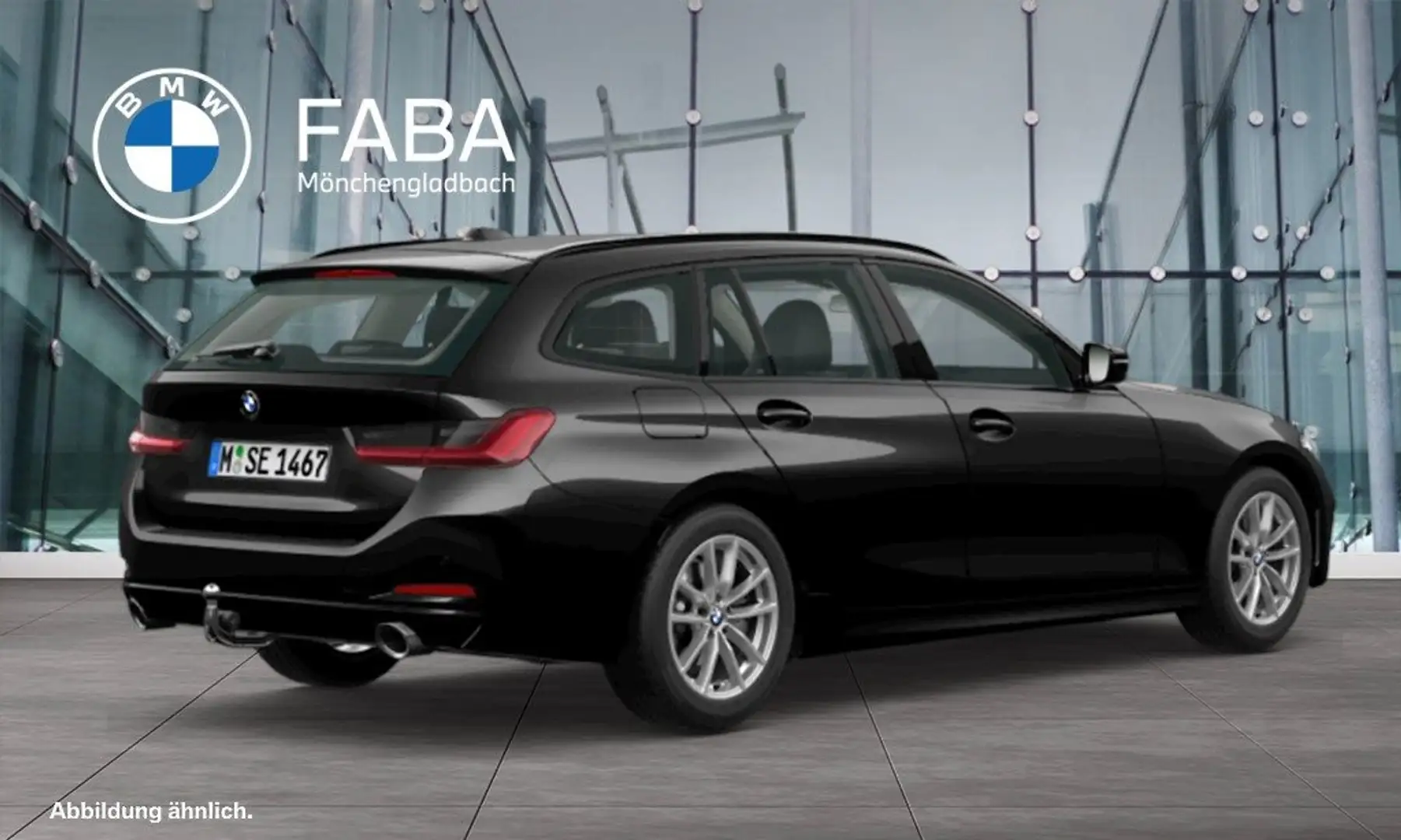 BMW 320 d Touring Head-Up DAB Tempomat Klimaaut. PDC Schwarz - 2