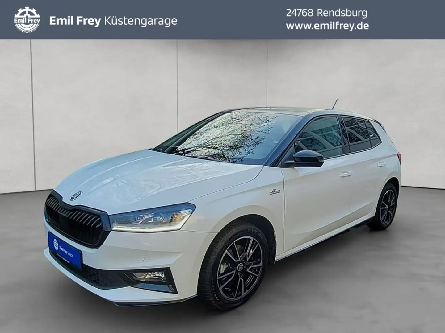 Skoda Fabia Monte Carlo 1.0 TSI DSG Kamera/LED/Navi Weiß - 1