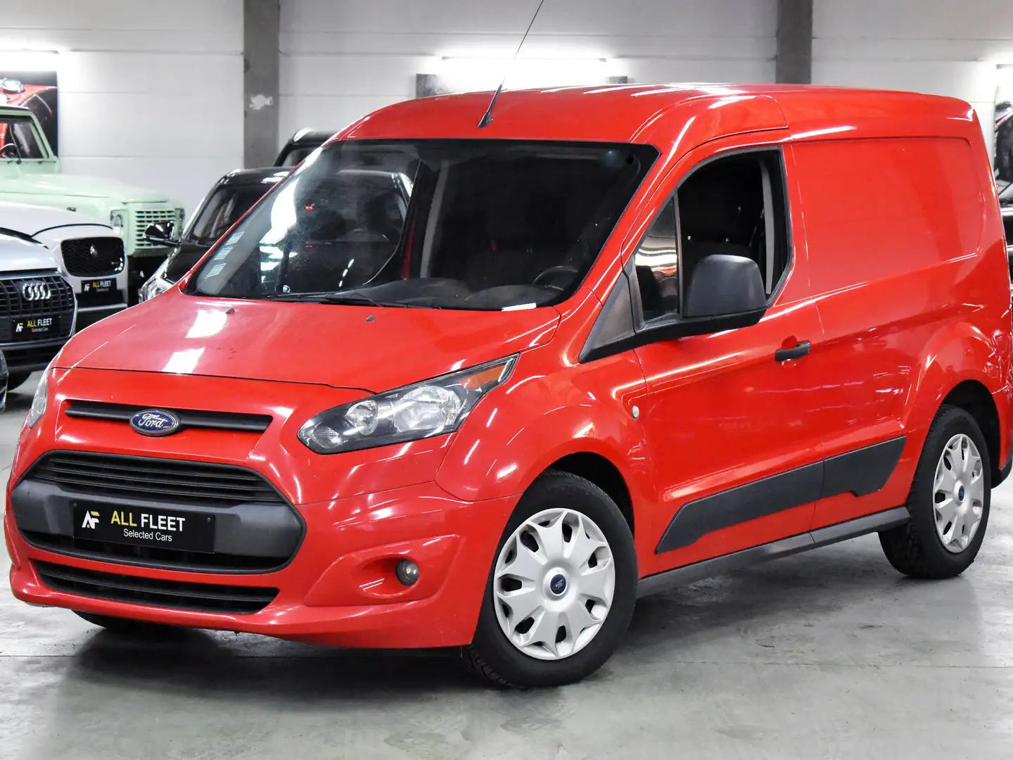 Ford Transit Connect 3 places - clim, bluetooth - état impeccable Rouge - 2