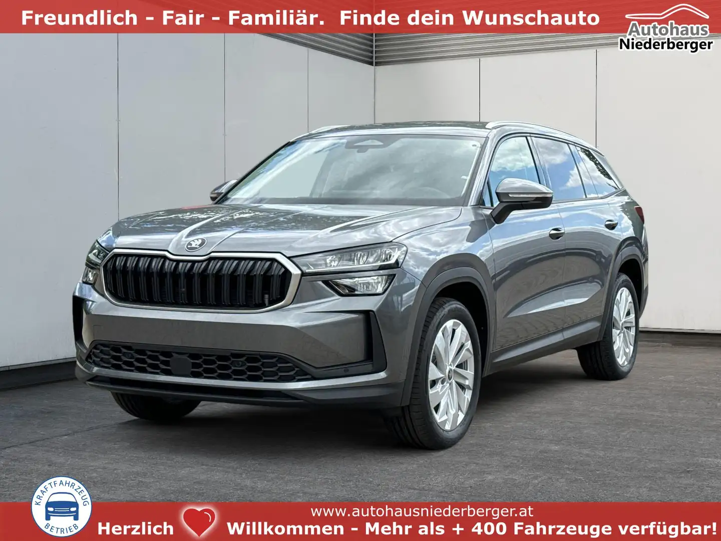 Skoda Kodiaq Selection NAVI+19''ALU+ACC+KAMERA+el.HECKKL. 1.... Grau - 1
