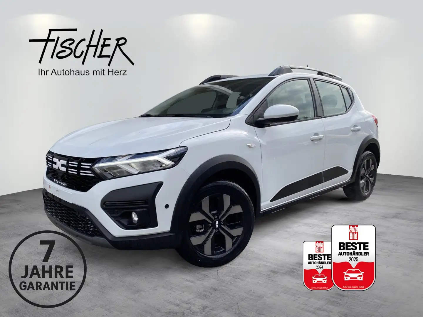 Dacia Sandero Stepway TCe 90 Expression SHZ+Klima+RFK Blanc - 1