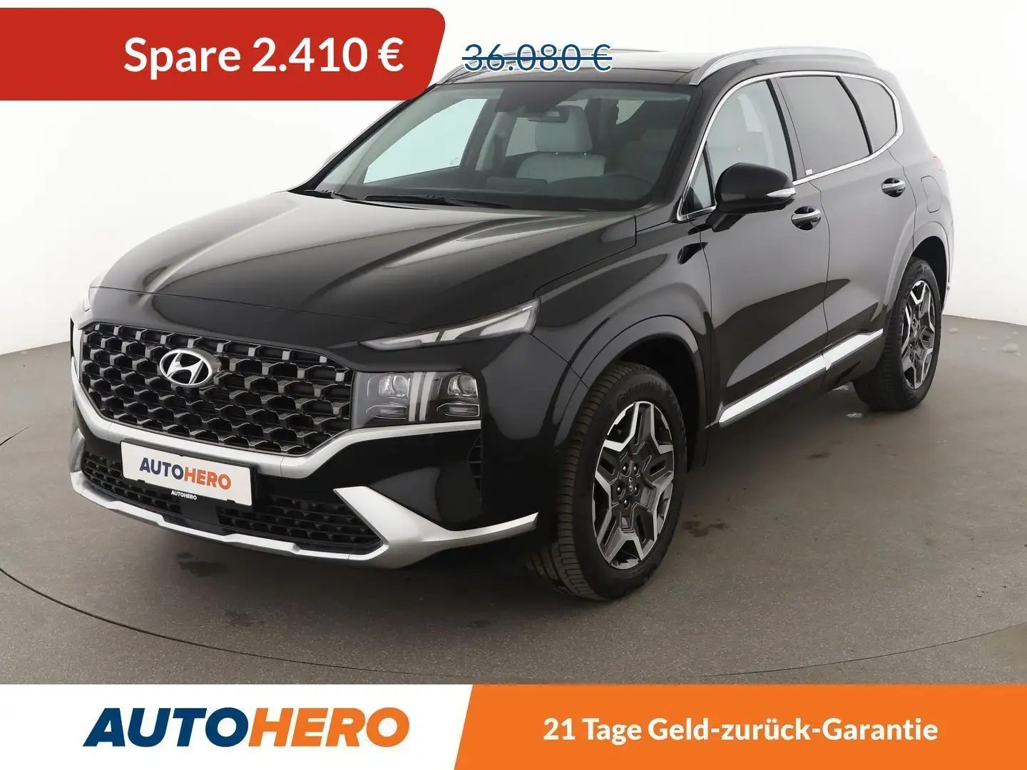 Hyundai SANTA FE 1.6 T-GDI Plug-in Hybrid Signature 4WD Aut.*NAVI* Schwarz - 1