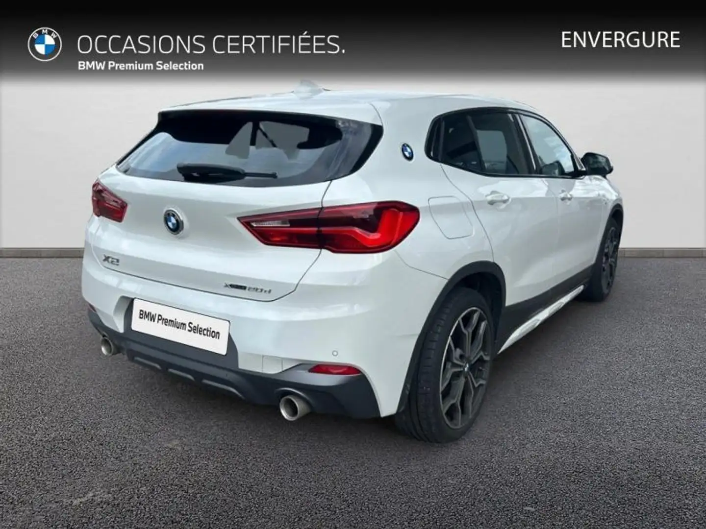 BMW X2 xDrive20dA 190ch M Sport X Blanc - 2