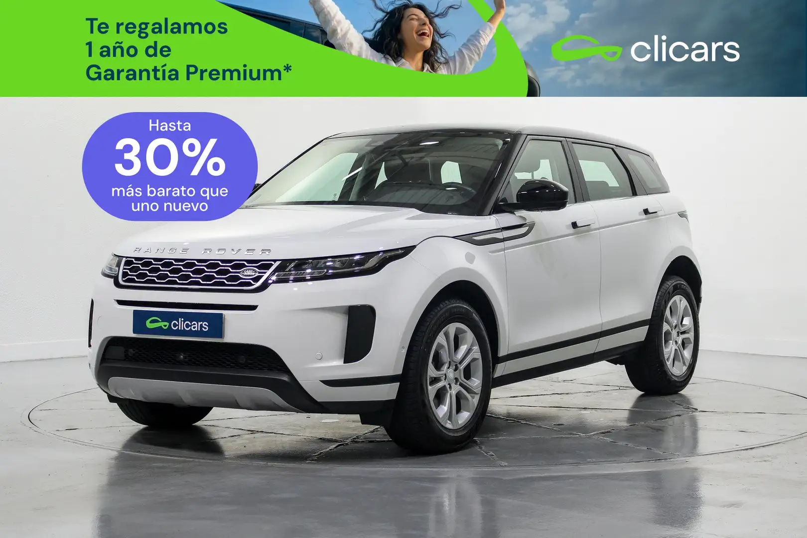 Land Rover Range Rover Evoque 2.0D I4 MHEV HSE AWD Aut. 163 Blanco - 1
