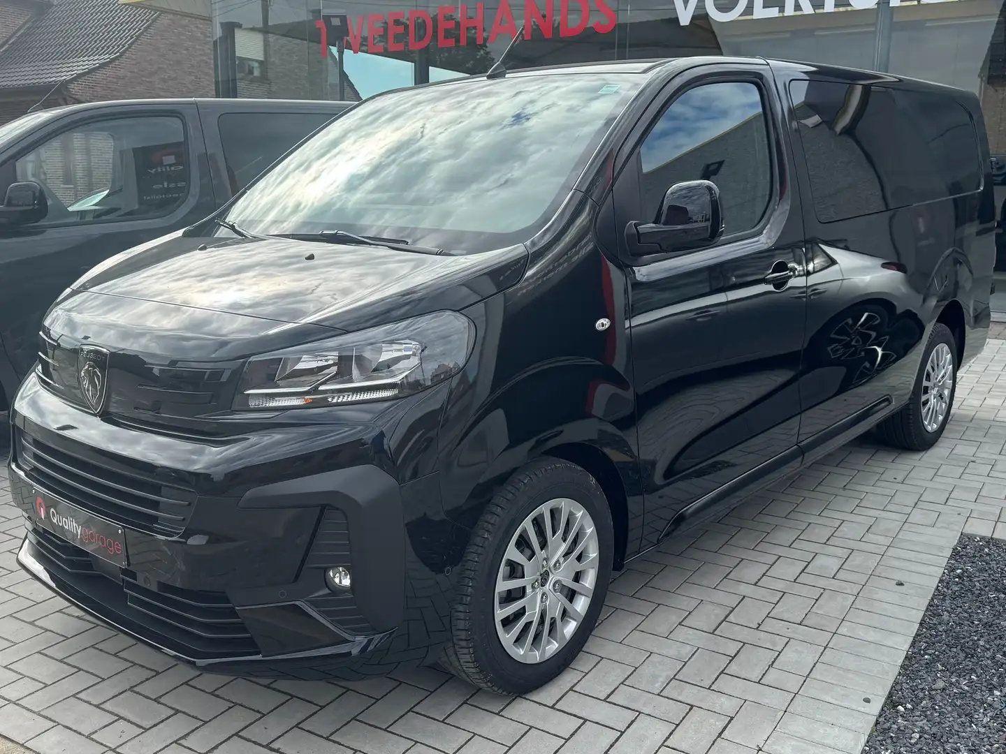Peugeot Expert DubCab 6pl L3/2.0HDi 180PK/AUTO/HoutAfw/33.800E ex Negru - 2