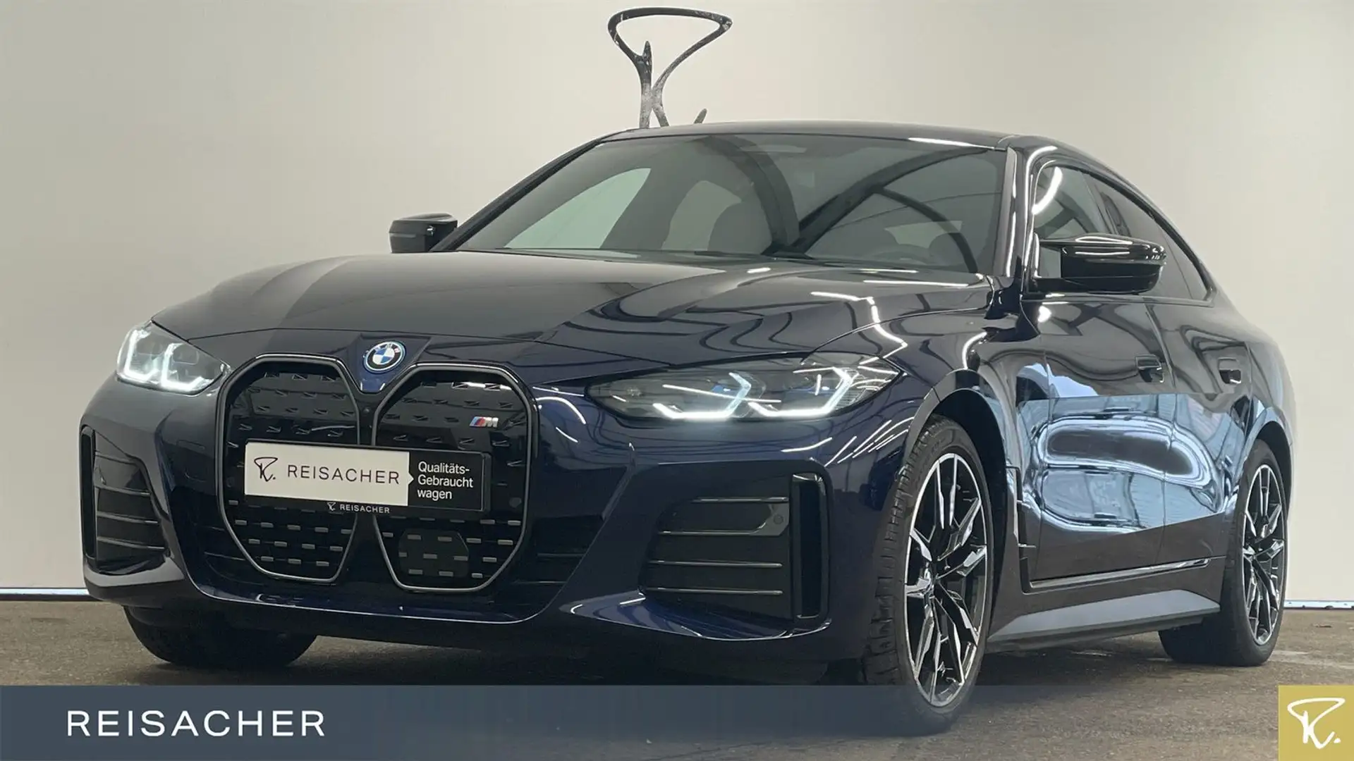 BMW i4 I4 A M50 M-Sport PRO AHK LCPro HUD ACC 360° 19" Blau - 1