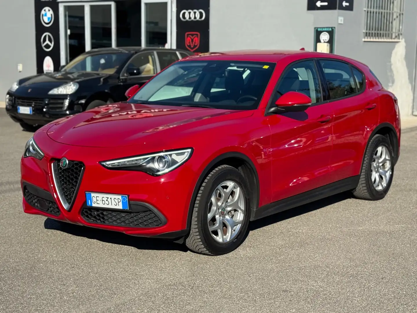 Alfa Romeo Stelvio Stelvio 2.2 Turbodiesel 190 CV AT8 Q4 Business Rouge - 1
