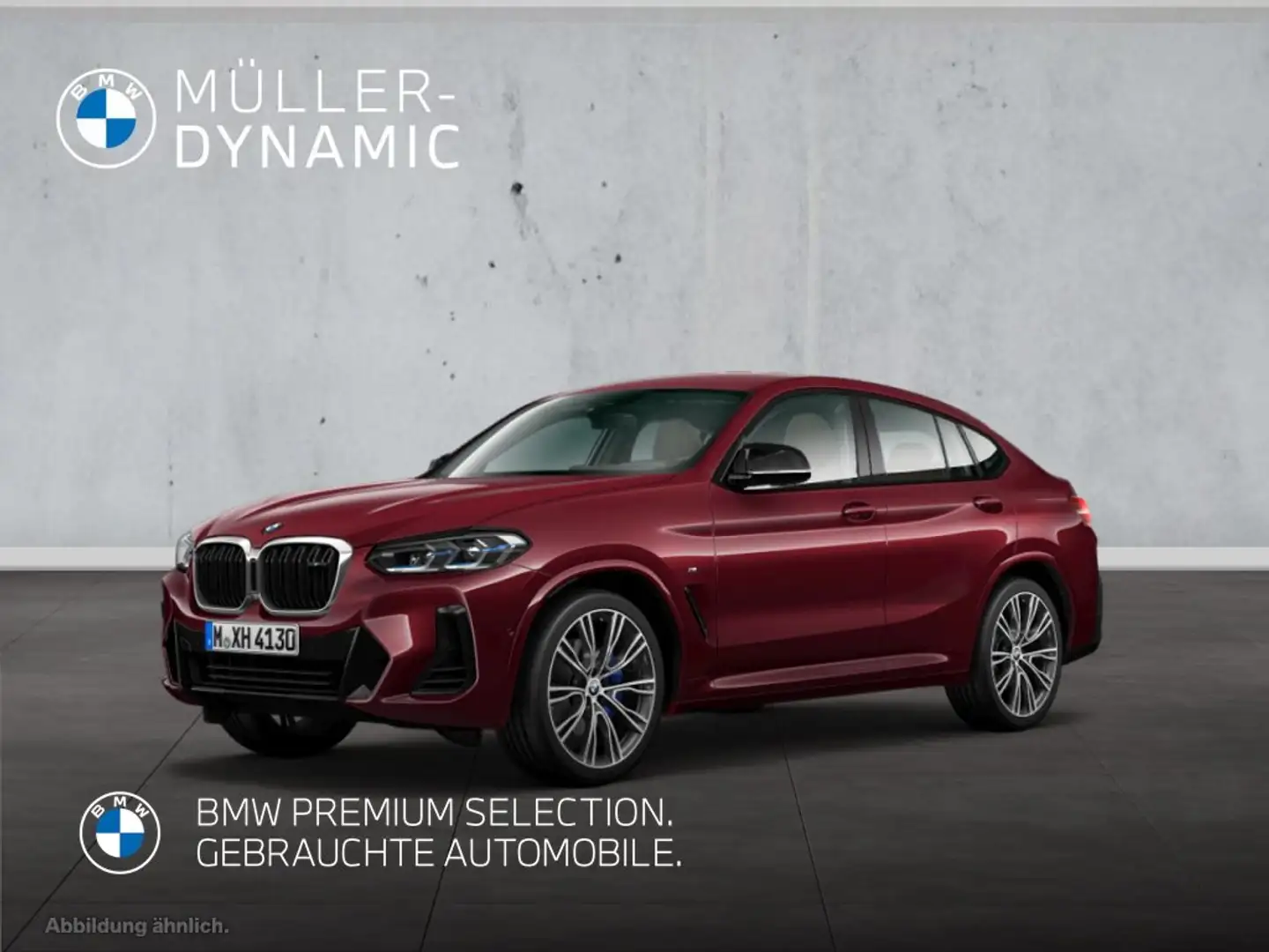 BMW X4 M 40i LASER HUD KOMFORTZUG RÜCKFAHR SHZ DAB Rot - 1