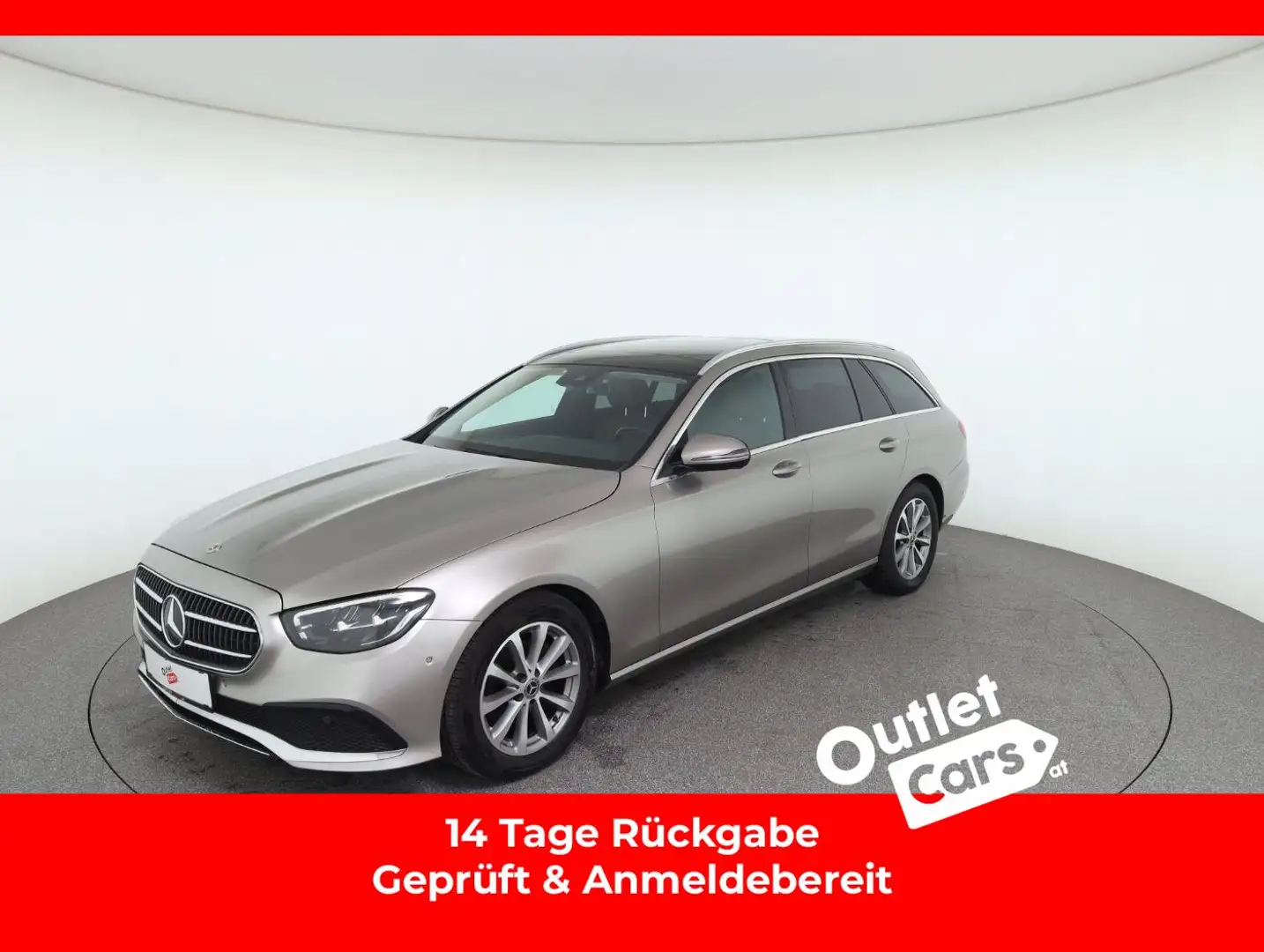 Mercedes-Benz E 200 d Avantgarde Aut. AHK+LED+LEDER+SKY+NAV+RFK Silber - 1