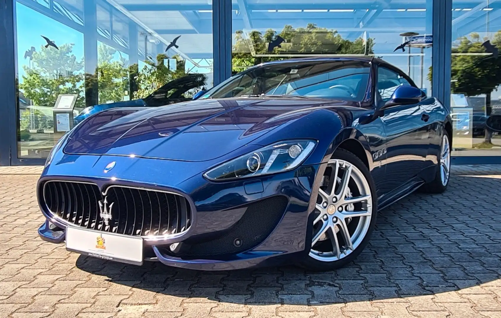 Maserati GranCabrio 4.7 V8 Sport Automatik/ 1.te Hand Azul - 1