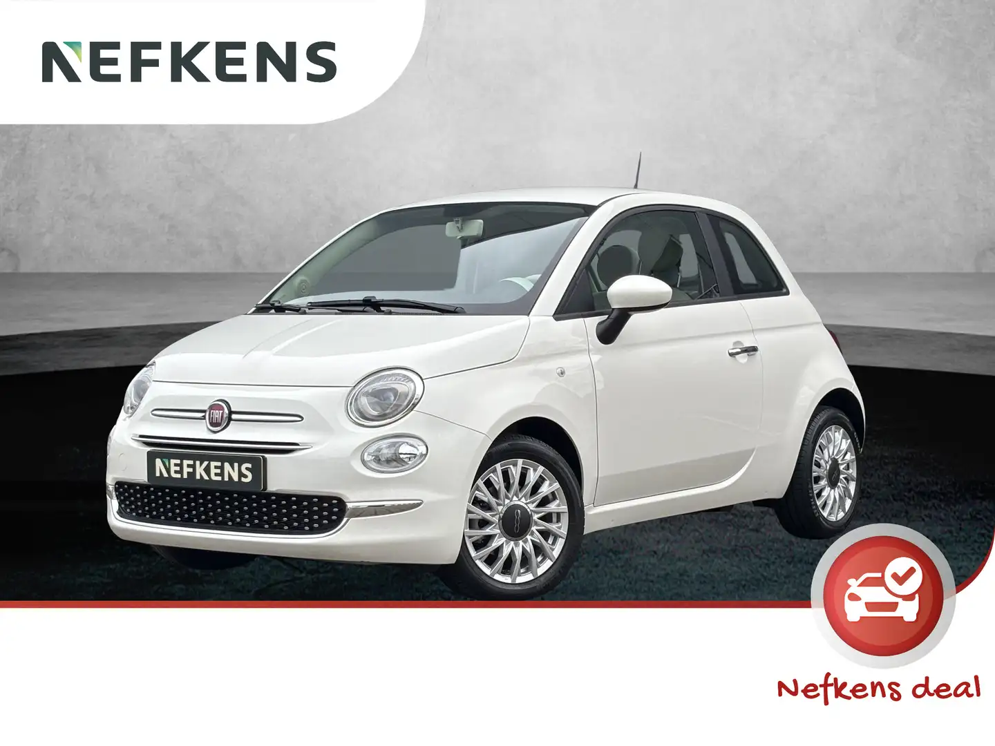 Fiat 500 1.0 Hybrid Lounge | 1ste eigenaar | AppleCarPlay/A Blanc - 1