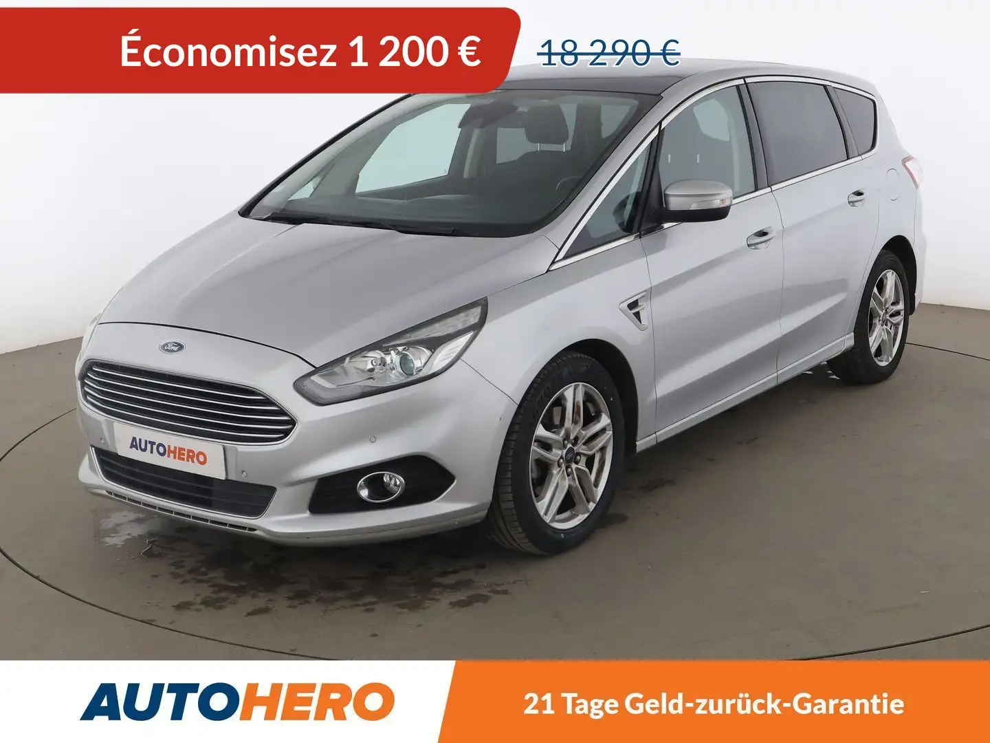 Ford S-Max 2.0 TDCi Titanium PowerShift Grey - 1