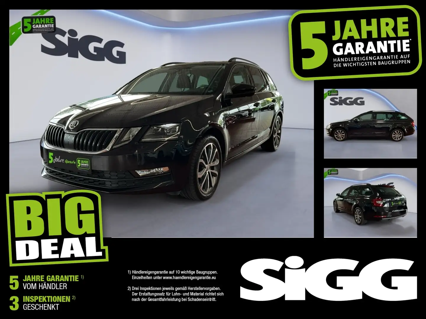 Skoda Octavia Combi 2.0 TDI Soleil Matrix 2xKlima AUT Schwarz - 1