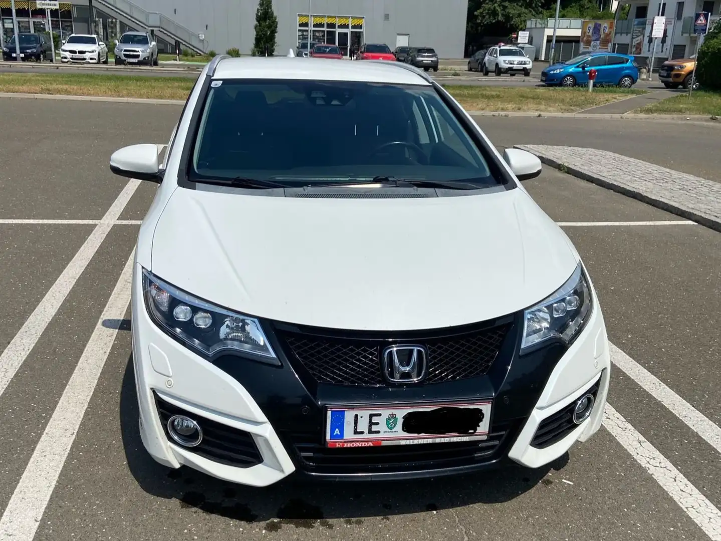 Honda Civic Civic Tourer 1,6i-DTEC Lifestyle Lifestyle Blanc - 1