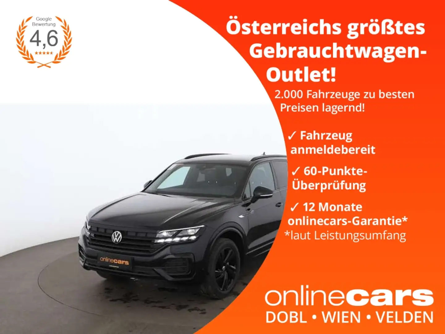 Volkswagen Touareg 3.0 V6 TDI 4Motion R-Line Aut MATRIX NAVI Schwarz - 1