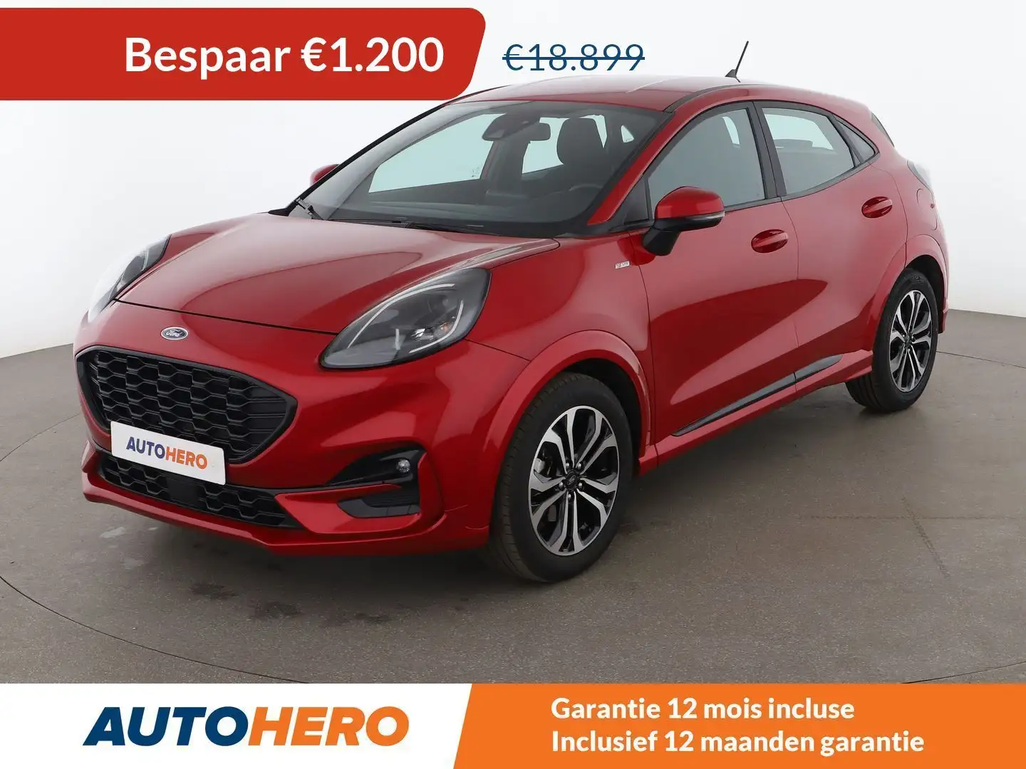Ford Puma 1.0 EcoBoost Mild-Hybrid ST-Line Rouge - 1