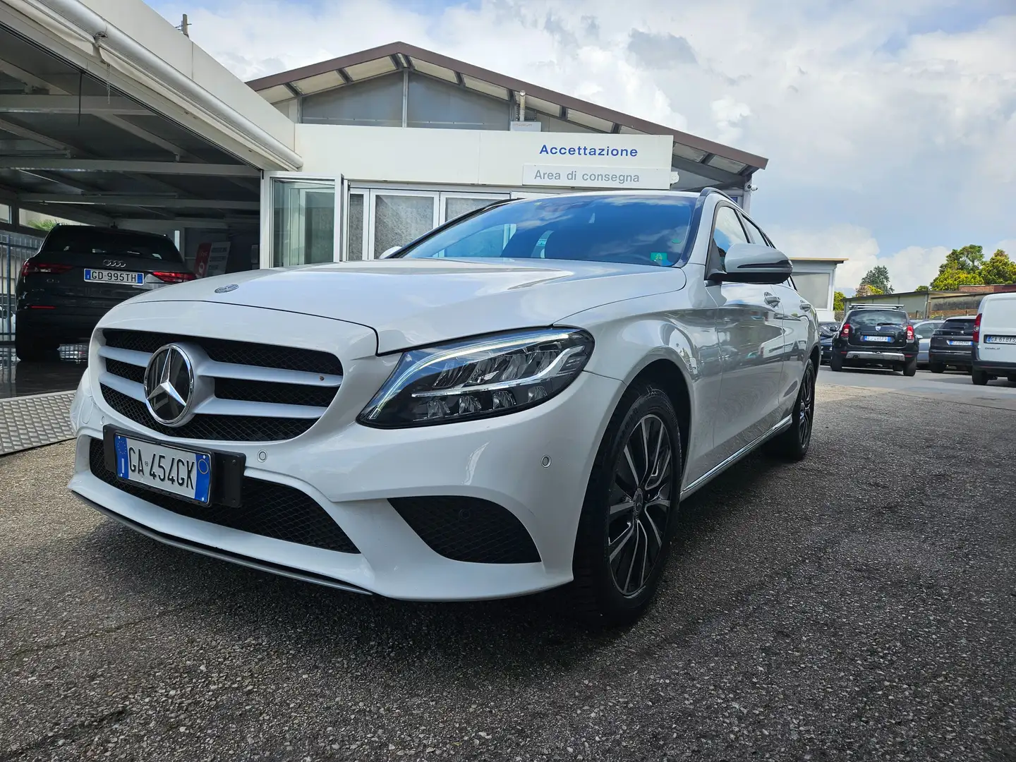 Mercedes-Benz C 200 C SW 200 d Business auto Bianco - 1