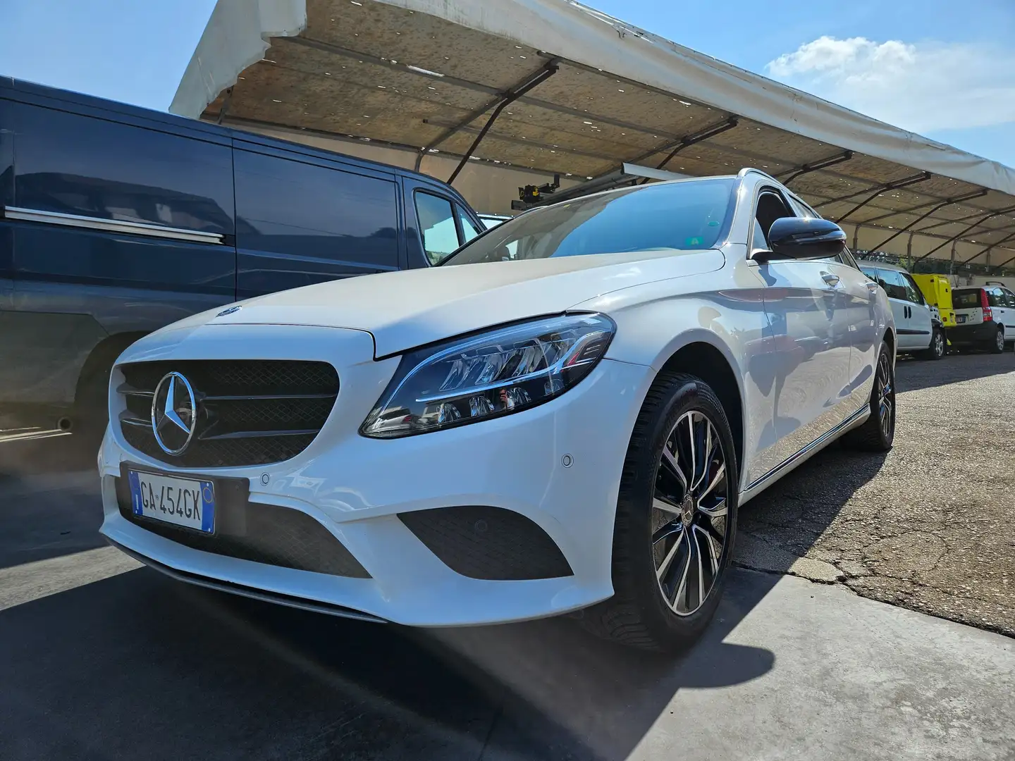 Mercedes-Benz C 200 C SW 200 d Business auto Bianco - 1