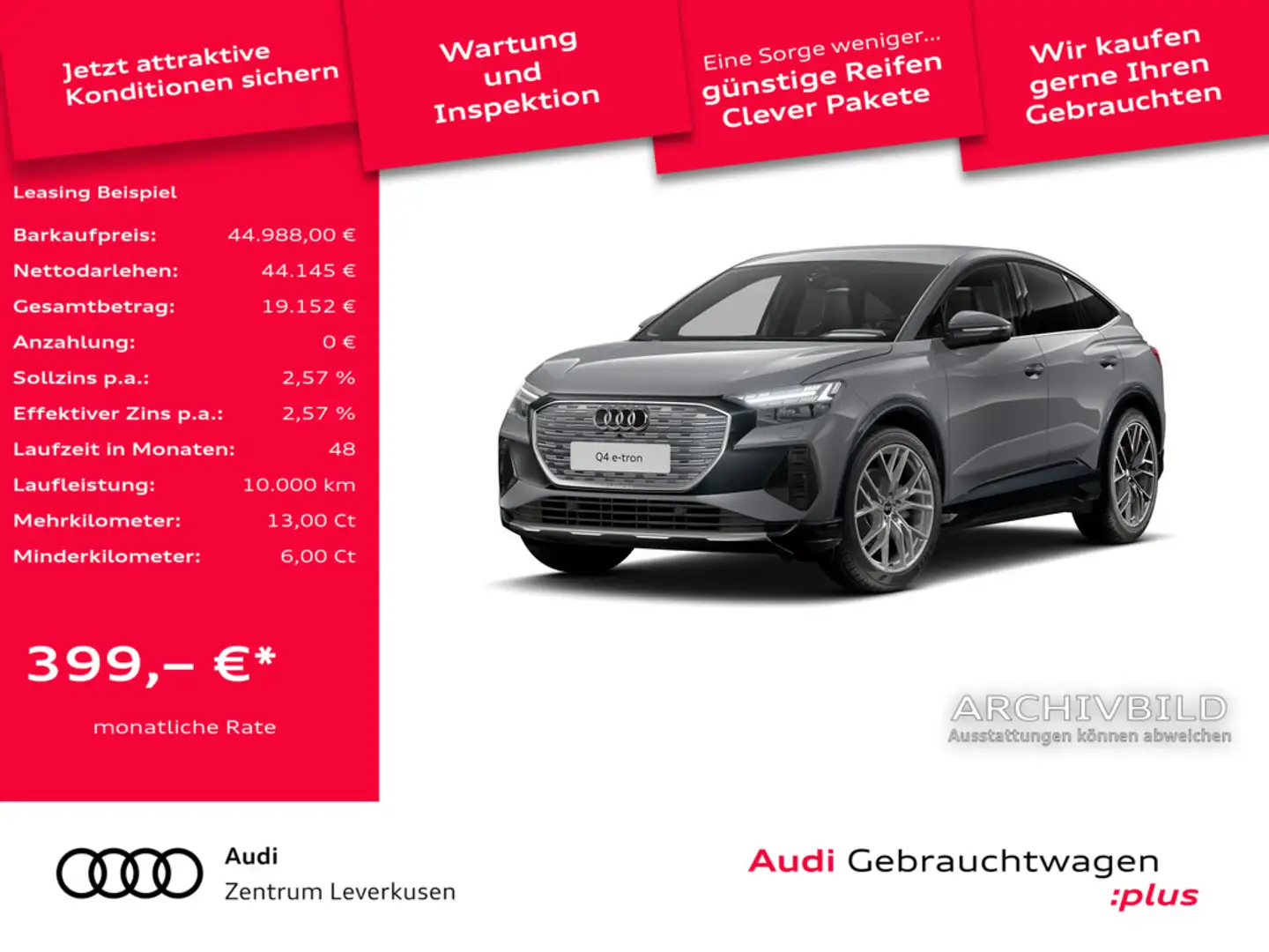 Audi Q4 e-tron Schwarz - 1