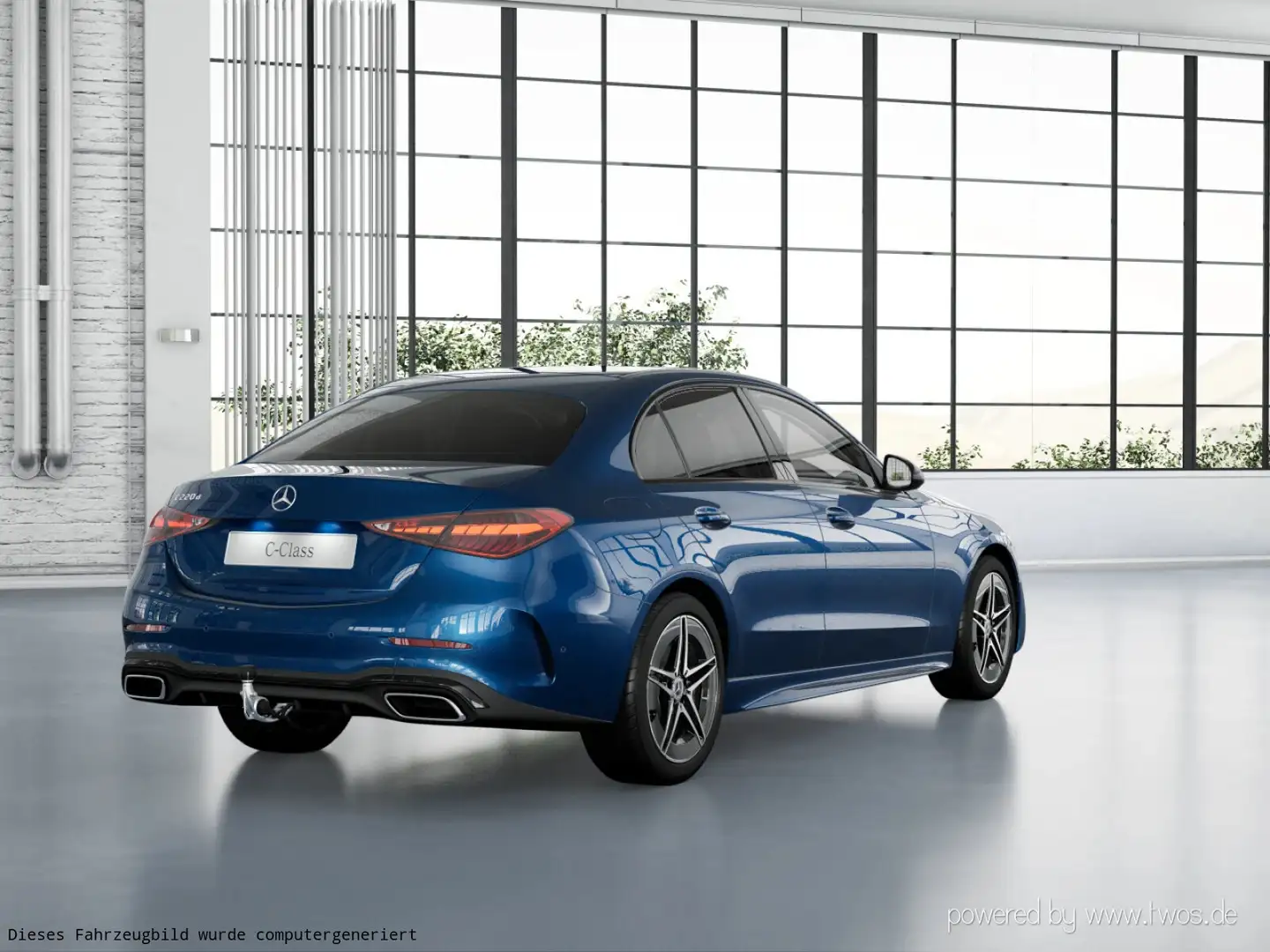 Mercedes-Benz C 220 C 220 d *AMG*NIGHT*AHK*KAMERA*SDACH*BURMESTER* Blau - 2