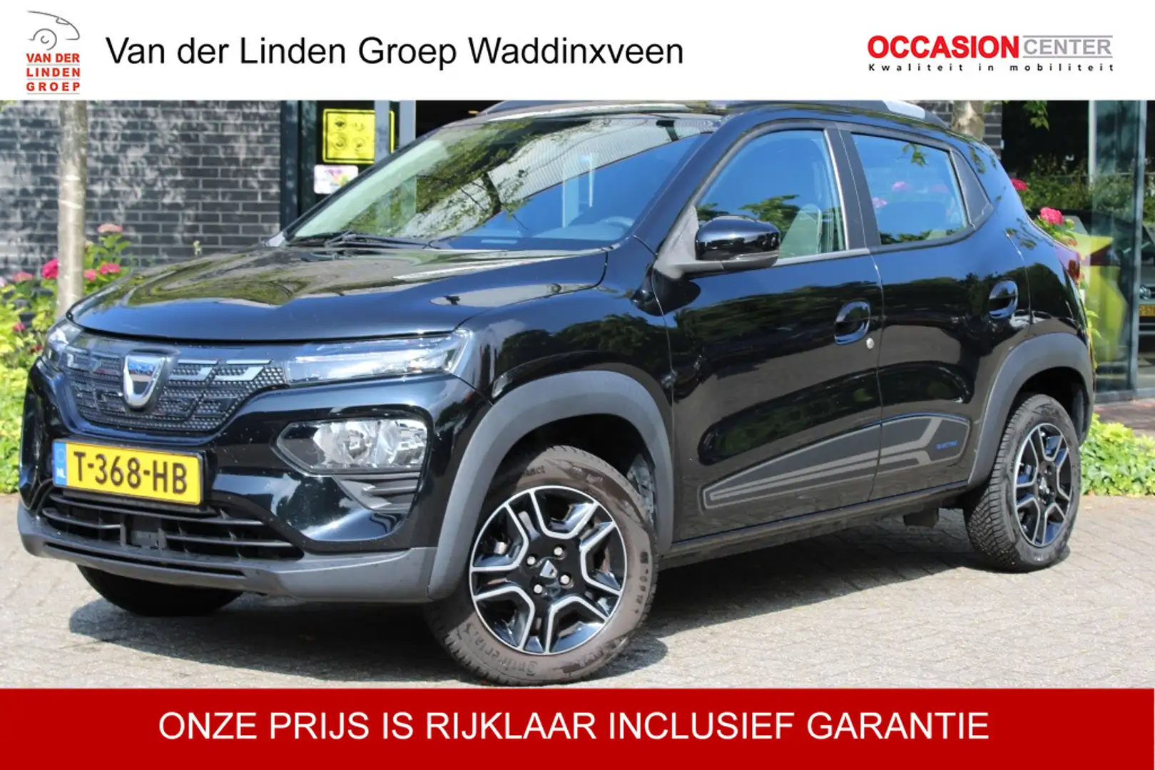 Dacia Spring Comfort+ 220 KM WLTP Navigatie/Bluet/Airco "RIJKLA Zwart - 1