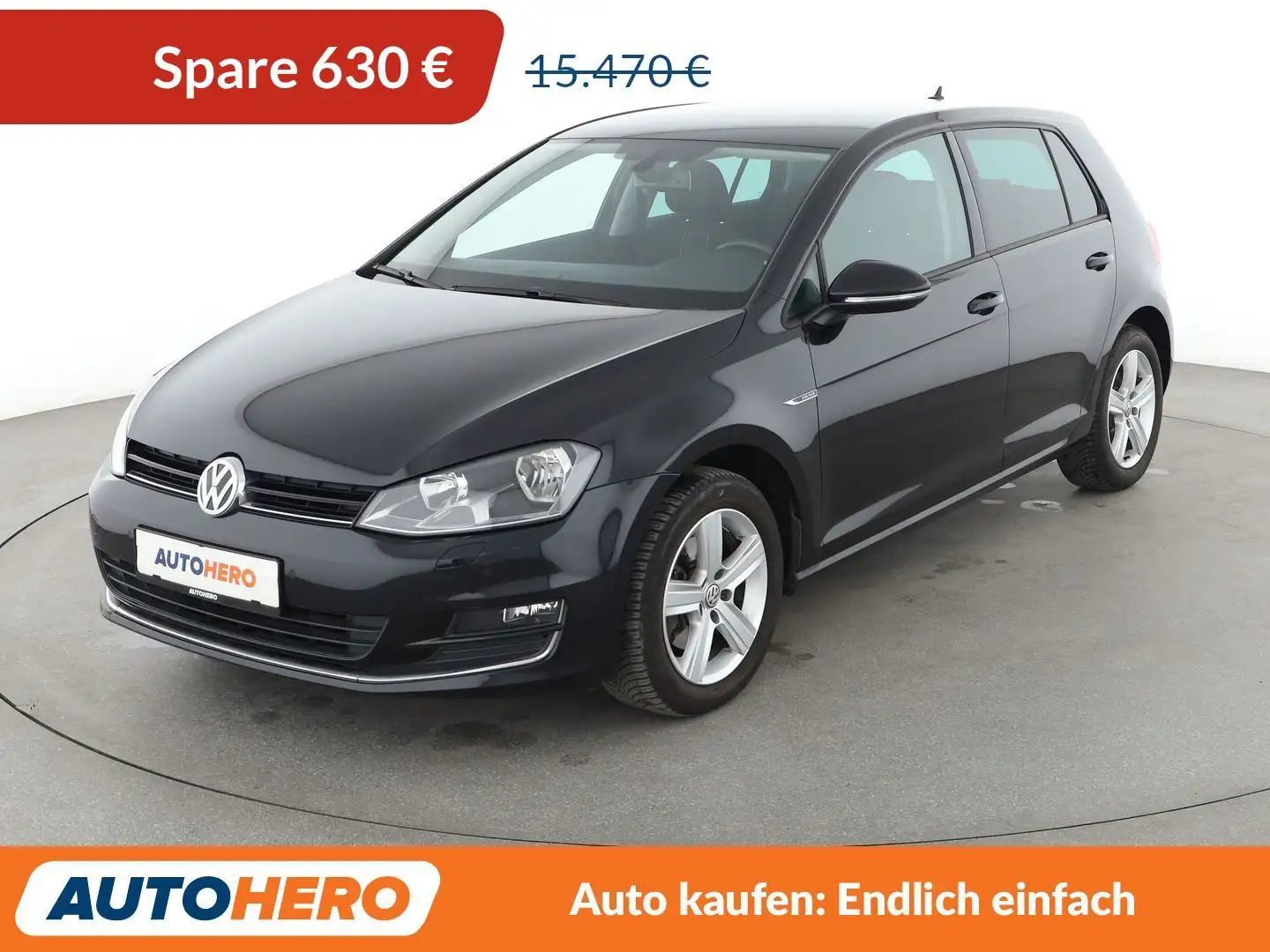 Volkswagen Golf 2.0 TDI Lounge BlueMotion Tech *NAVI*TEMPO*PDC*SHZ Noir - 1