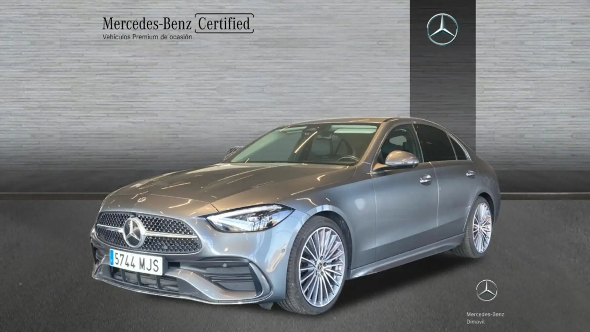 Mercedes-Benz C 220 D AMG LINE Gris - 1