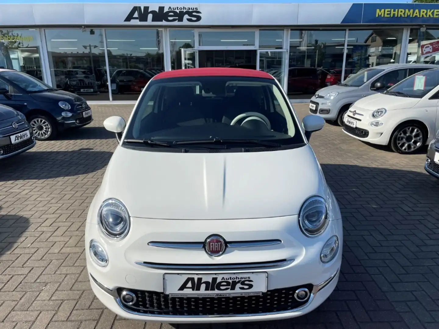 Fiat 500C Dolcevita+NAVI+TFT+KLIMAAUTOMATIK+PDC+TEMPOMAT+CAR Weiß - 2